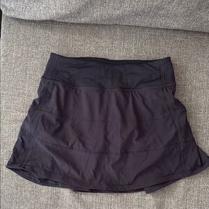 Black Pleated Athletic Skirt
